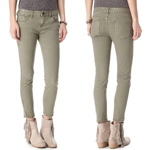 Free People Sand Colored Skinny Jeans